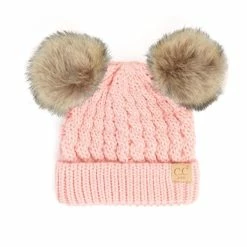 CC Beanie CC Kids Double Fur Pom Beanie