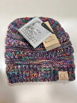 CC Beanie Kids CC 4-Tone Messy Bun Beanie Gifts