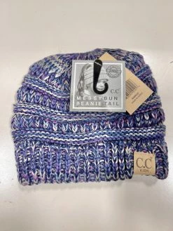 CC Beanie Kids CC 4-Tone Messy Bun Beanie Gifts