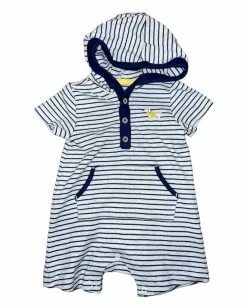 Little Me Spring Putting Puppies Hooded Romper Spring/Summer 2023