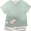 Mayoral Spring Spring/Summer 2023 Sage Pony Striped Short Set