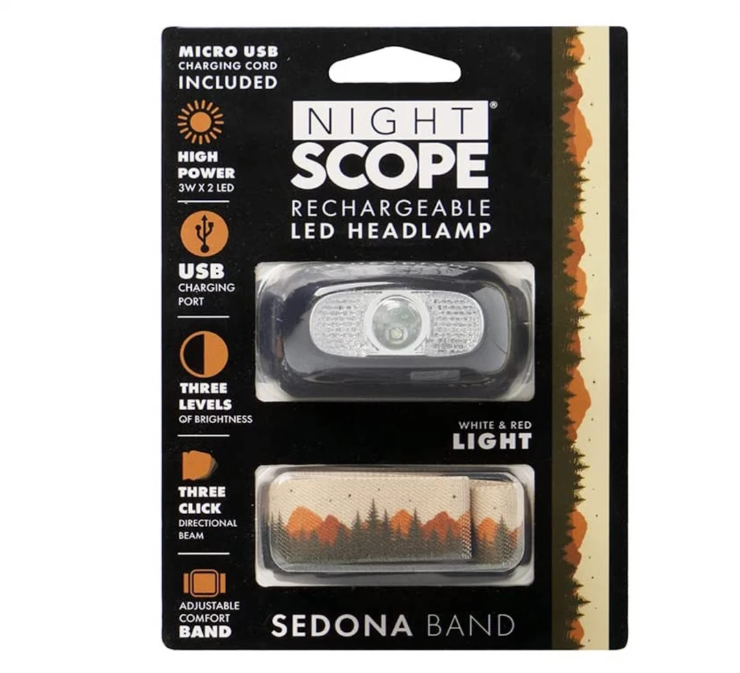 Hot Sale 🔥 Sedona Nightscope LED Headlamp Gifts 😀 2 Sedona Nightscope LED Headlamp Gifts