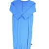 Sweet Bamboo Receiving Gown Classic Blue Infant Clothing
