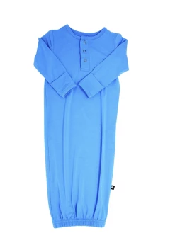 Sweet Bamboo Receiving Gown Classic Blue Infant Clothing