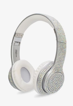WIRELESS EXPRESS Bluetooth Iridescent Bling Headphone