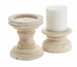 Mudpie Decor TALL CHUNKY CANDLE HOLDERS