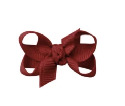 BEYOND CREATION Baby Accessories 1.5'' Infant Bow Cranberry