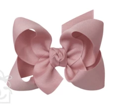 BEYOND CREATION Baby Accessories 4.5'' Large Bow Mauve