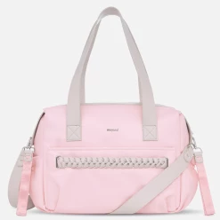 Mayoral Accessories Baby Accessories Old Pink Braided Diaper Bag