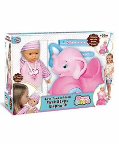SMALL WORLD TOYS LETS TAKE A STROLL 1ST STEPS ELEPHANT
