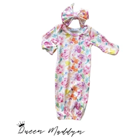 Queen Maddyn Infant Clothing Summer Baby Gown