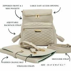 Baby Registry Bellaboo Lily Diaper Bag - Mocha