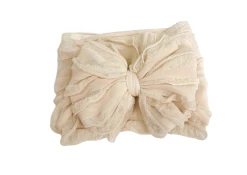 IN AWE Sugar Cookie Ruffled Headband Baby Accessories