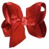 BEYOND CREATION Baby Accessories 5.5'' XL Satin/Velvet Red Bow