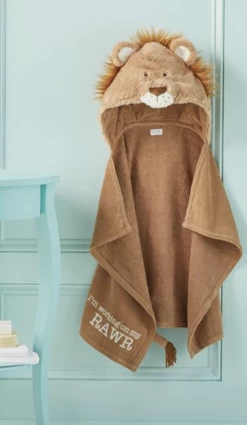Mudpie Accessories Baby Accessories Lion Baby Hooded Towel
