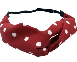 Headbands Of Hope Red Polka Dot Adjustable Twist Turban Baby Accessories