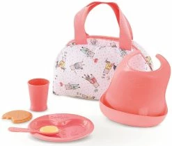 Corolle Mealtime Set For 14/17" Baby Doll Toys