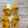 Beckys Baby Accessories Gold Hairbow
