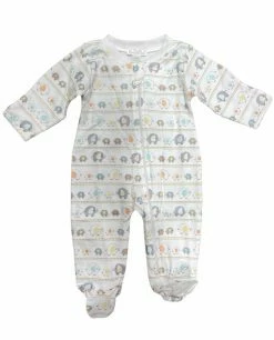 Kissy Kissy Elephant Parade Zipper Footie Infant Clothing