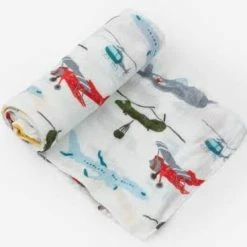 Little Unicorn Air Show Deluxe Muslin Swaddle