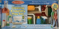 Melissa N Doug DELUXE CLEAN/LAUNDRY PLAY SET