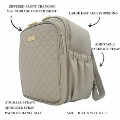 Bellaboo Diaper Bags Bellaboo Ava Diaper Bag - Mocha