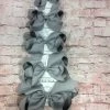 Beckys Baby Accessories Light Grey Hairbow