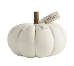 Mudpie Decor Small "Gather" Pumpkin Sitter
