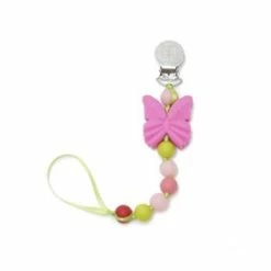 Chewbeads Baby Accessories Butterfly Pacifier Clip