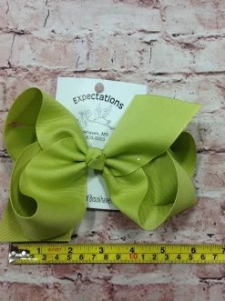 Beckys Pistachio Green Hairbow Baby Accessories