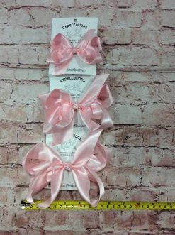 Beckys Light Pink Satin Bow