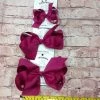 Beckys Baby Accessories Festive Fuchsia Hairbow