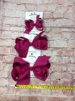 Beckys Baby Accessories Festive Fuchsia Hairbow