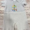 Squiggles Grey Carousel Friends Romper Spring/Summer 2023