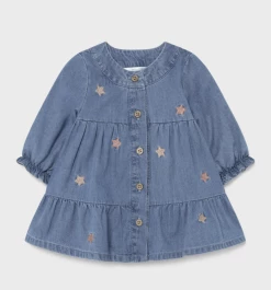 Mayoral Fall Denim Star Dress 50% Off Fall Clothing
