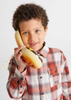 Mayoral Fall New Arrivals Rust Plaid Shacket