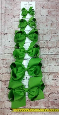 Beckys Apple Green Hairbow Baby Accessories