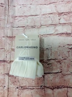 BEYOND CREATION Scottish Yarn Tights - Cream