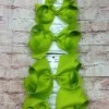 Beckys Baby Accessories Lime Hairbow