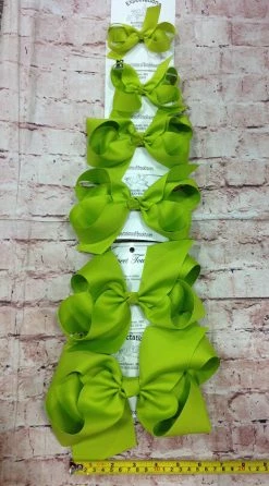 Beckys Baby Accessories Lime Hairbow