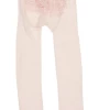 BEYOND CREATION Bottom Lace Pink Microfiber Tights Baby Accessories