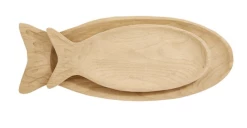 Mudpie Decor Paulownia Fish Trays