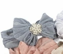 IN AWE STERLING W/PEARL KNOT HEADBAND Baby Accessories