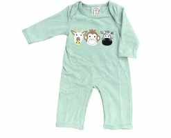 Baby Registry Zoo Day Applique Boys Romper