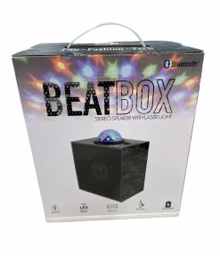 WIRELESS EXPRESS Toys Beatbox Stereo Speaker W/Laser Light Blk Camo