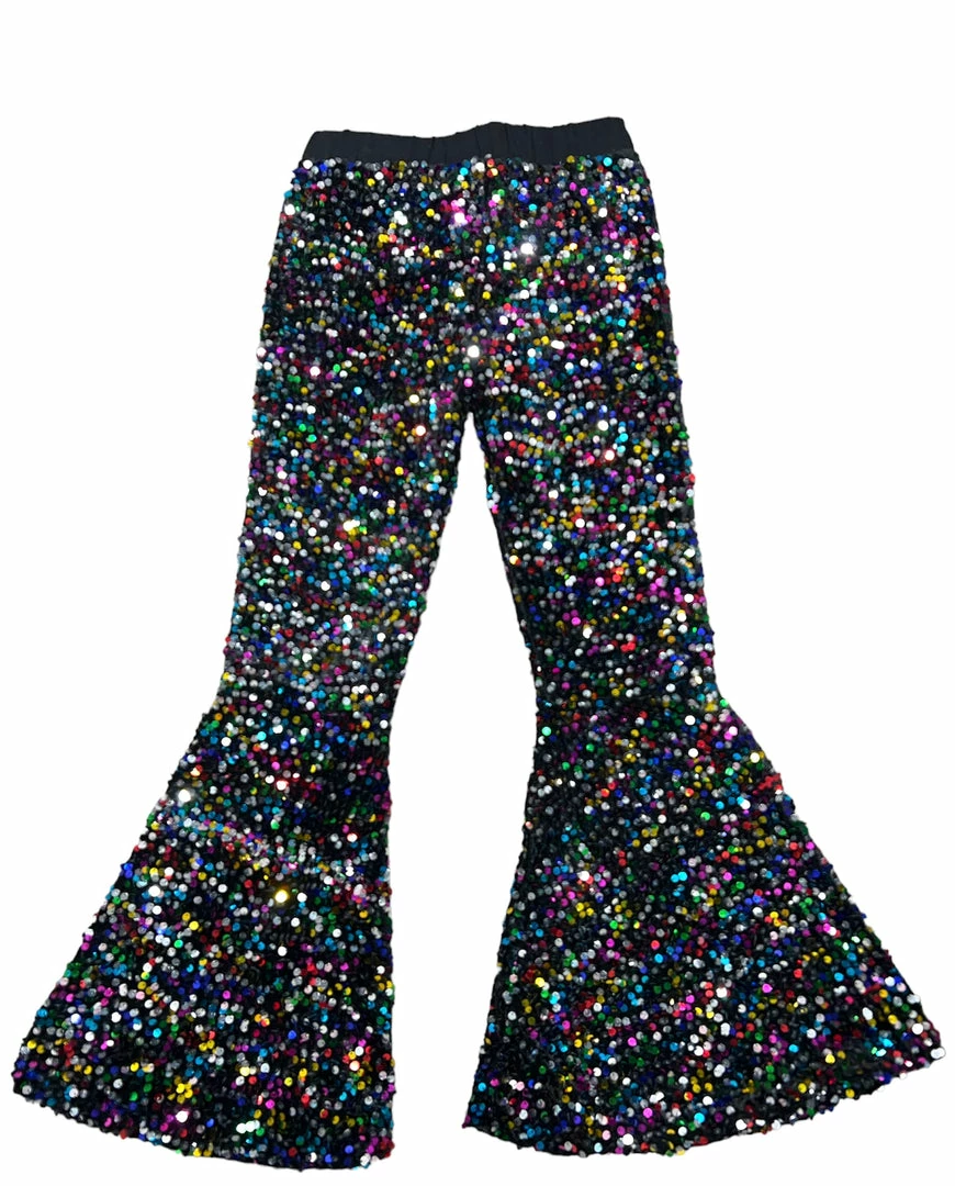 Wholesale ⭐ Bratty Maddy Multi Color Sequin Bell Bottom Pants 50% Off Fall Clothing 🎉 2 Bratty Maddy Multi Color Sequin Bell Bottom Pants 50% Off Fall Clothing