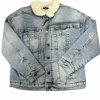 Silver Jeans New Arrivals Girls Denim Sherpa Jean Jacket