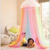 HEARTHSONG Toys Light Up Rainbow Canopy