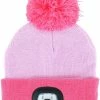 NightScope Gifts Night Owl Kids LED Beanie Pink