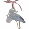 GLORY HAUS Pink Stork Ornament Decor